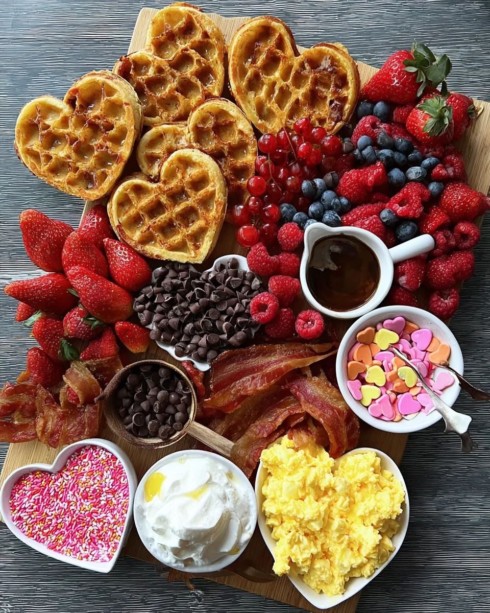 Valentines Day Waffle Board 2